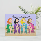 Eindelijk vrij! Uitnodiging - SRF (Staand voorkant)