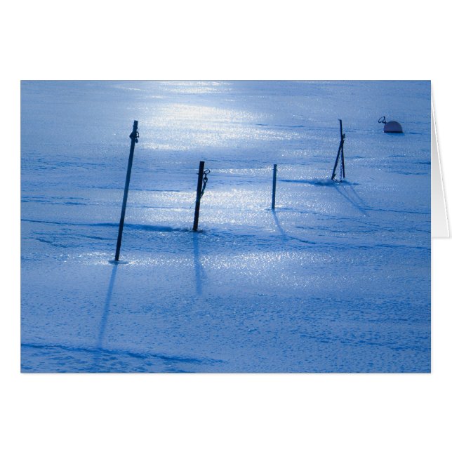 Eindeloos blauw ijs (Voorkant Horizontaal)