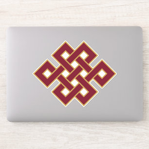 eindeloos boeddhistisch symbool Knot Sticker
