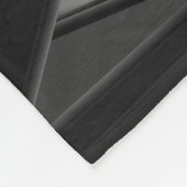 Eindeloos monochroom: fleece deken (Hoek)