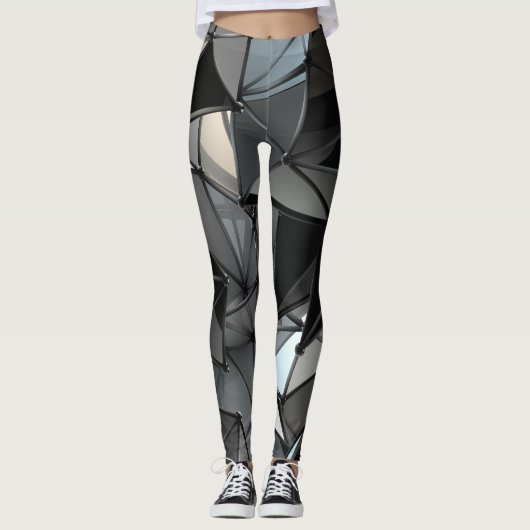 Eindeloos monochroom: leggings (Voorkant)