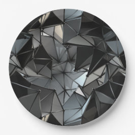 Eindeloos monochroom: papieren bordje