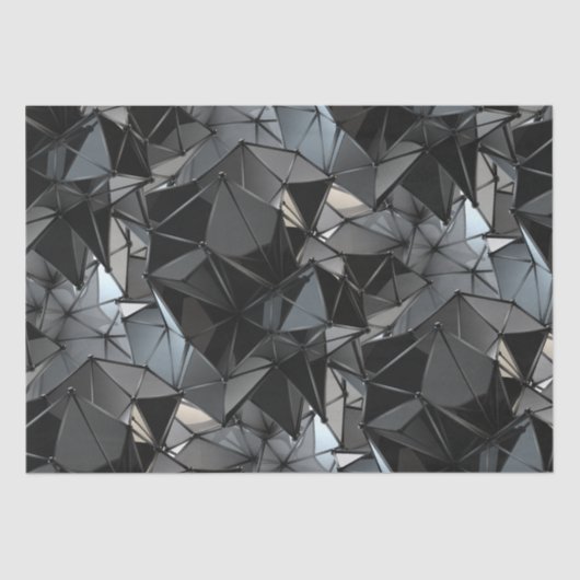 Eindeloos monochroom: tissuepapier (Voorkant)