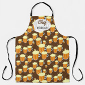 Eindeloos schuimbier Mannen Schort (Voorkant)