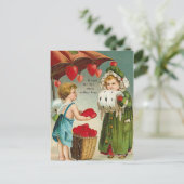 Eindeloze geblissen briefkaart (Staand voorkant)