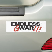 Eindeloze Gwar Bumpersticker (Op auto)