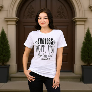 Eindeloze hoop, geen hopeloos einde Romeinen 15:13 Tri-Blend Shirt