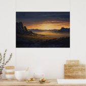Eindeloze Horizonten Poster (Keuken)