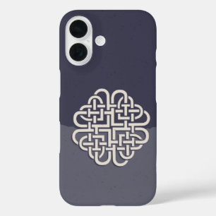 Eindeloze knoop – geometrische Keltisch geïnspiree iPhone 16 Hoesje