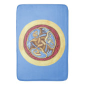 eindeloze knoop met dieren badmat (Voorkant Verticaal)