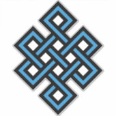 eindeloze knoop sticker (Voorkant)