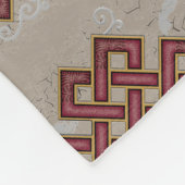 eindeloze Knot Fleece Deken (Hoek)