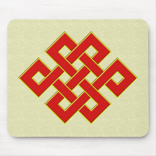 eindeloze Knot II Mousepad Muismat (Voorkant)
