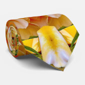 Eindeloze liefde, Gele rozenpatroon. Stropdas (Opgerold)