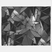eindeloze monochroom : fleece deken (Voorkant (Horizontaal))