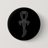 Eindeloze nacht: Vampyre Legacy Ankh Ronde Button 5,7 Cm (Voorkant)