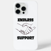 Eindeloze ondersteuning – handdruk symbool van een Case-Mate iPhone case (Achterkant)