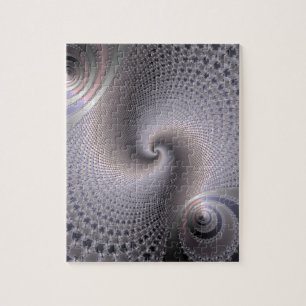 eindeloze spiralen - fractale kunst legpuzzel