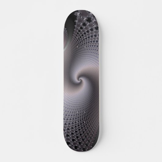 eindeloze spiralen - fractale kunst skateboard (Voorkant)