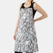 Eindeloze string: geweven textuur symfonie schort (Insitu)