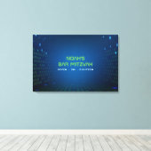 EINDELOZE VIDEO GAMING Bar Mitzvah Inloggen Board Canvas Afdruk (Insitu (Houten vloer))