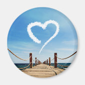 Eindeloze Weg-hartlijnvormige cloud Magneet (Voorkant)