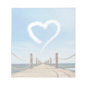 Eindeloze Weg-hartlijnvormige cloud Notitieblok (Voorkant)