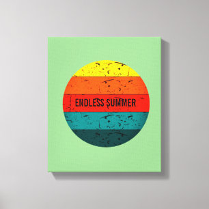 eindeloze zomer canvas afdruk