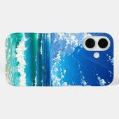Eindeloze zomer oceaanhorizon Case-Mate iPhone case (Achterkant (horizontaal))