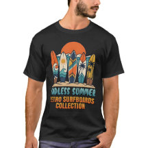 Eindeloze Zomer Retro Surfplanken Strand