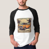 Eindeloze zomer retro T-shirt (Voorkant)