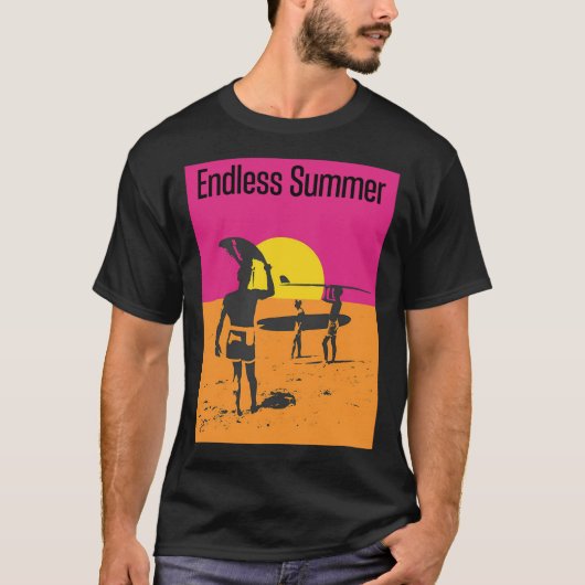 eindeloze zomerse Sticker T-shirt (Voorkant)