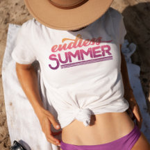 eindeloze zomerse  typografie