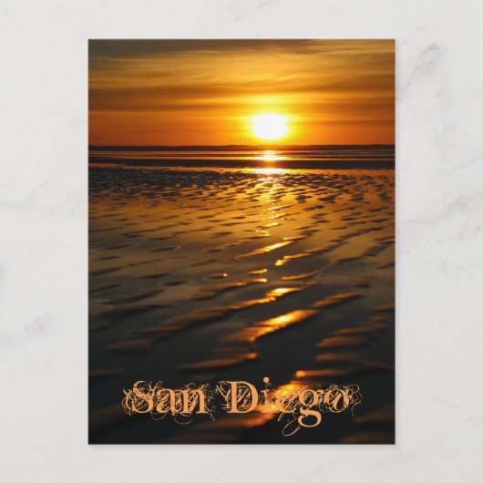 Eindeloze Zonsondergangen Briefkaart (Voorkant)