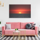 Eindeloze Zonsondergangen Canvas Afdruk (Insitu (Woonkamer))