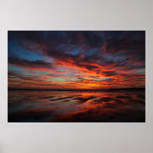 Eindeloze Zonsondergangen Poster (Voorkant)