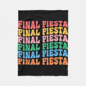 Eindfeest Bruid Squad Matching Bachelorette Par Fleece Deken (Voorkant)