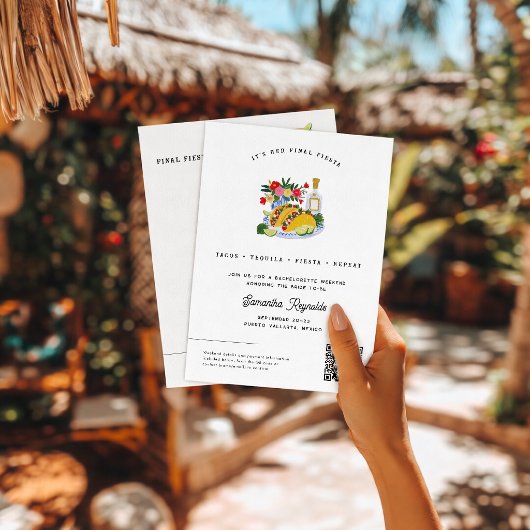 Eindfeest vrijgezellenweekend uitnodiging