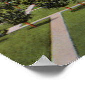 Eindgebied van Cincinnati Ohio Poster (Hoek)