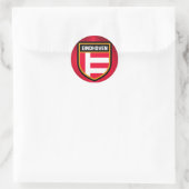 Eindhoven Flag Ronde Sticker (Tas)