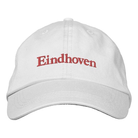 Eindhoven geborduurd Baseball Pet (Voorkant)