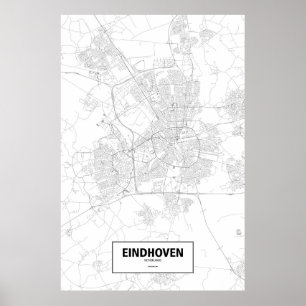 Eindhoven, Nederland (zwart wit) Poster