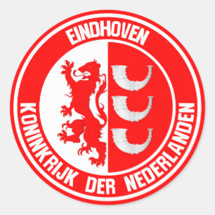 Eindhoven Round Emblem Ronde Sticker