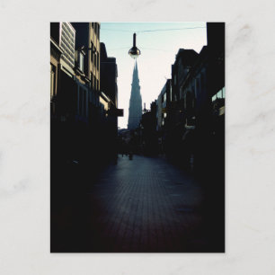 Eindhoven street & Catharinakerk, Nederland Briefkaart