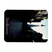 Eindhoven street & Catharinakerk, Nederland Magneet (Horizontaal)