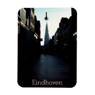 Eindhoven street & Catharinakerk, Nederland Magneet