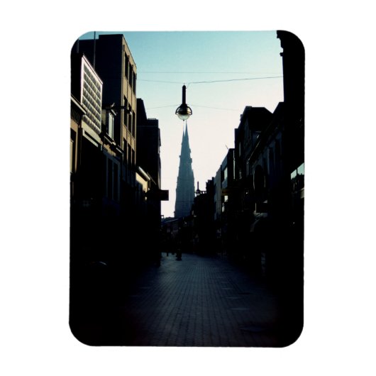 Eindhoven street & Catharinakerk, Nederland Magneet (Verticaal)