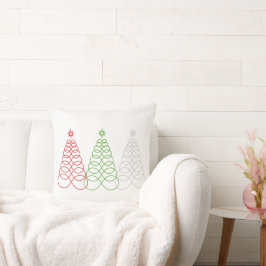 Eindige kerstboom met liefde - MultiColor - GreenB Kussen