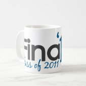 Eindklasse 2011 koffiemok (Voorkant links)