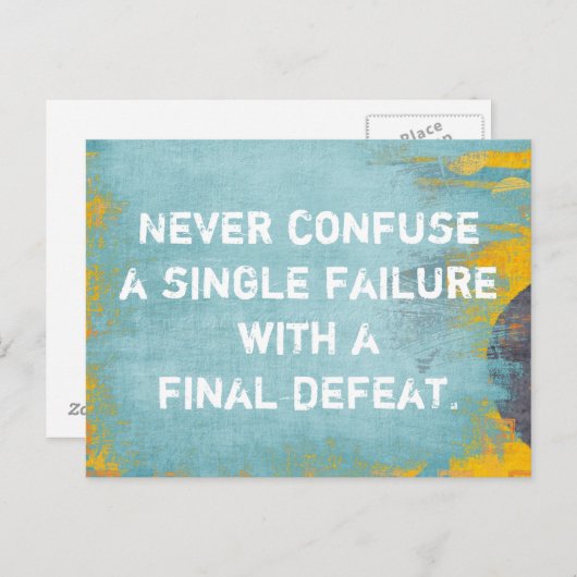 Eindnederlaag Briefkaart (Voorkant / Achterkant)